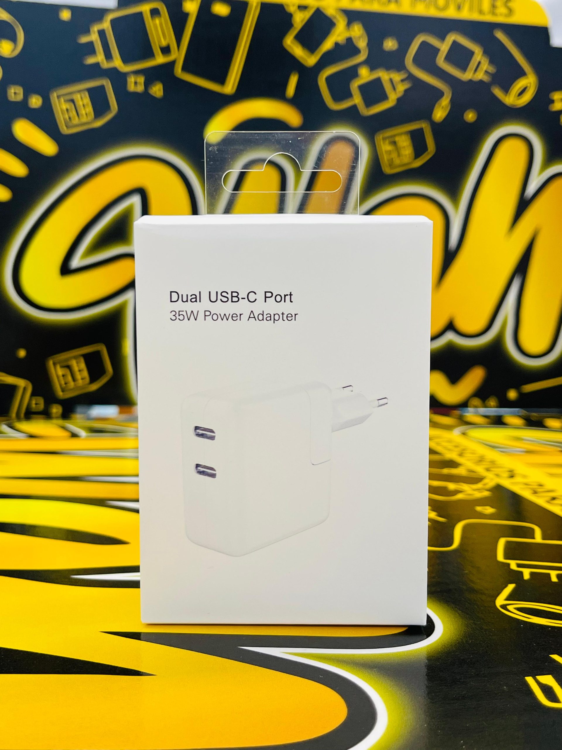 ADAPTADOR 35W CON 2 PUERTOS TIPO C