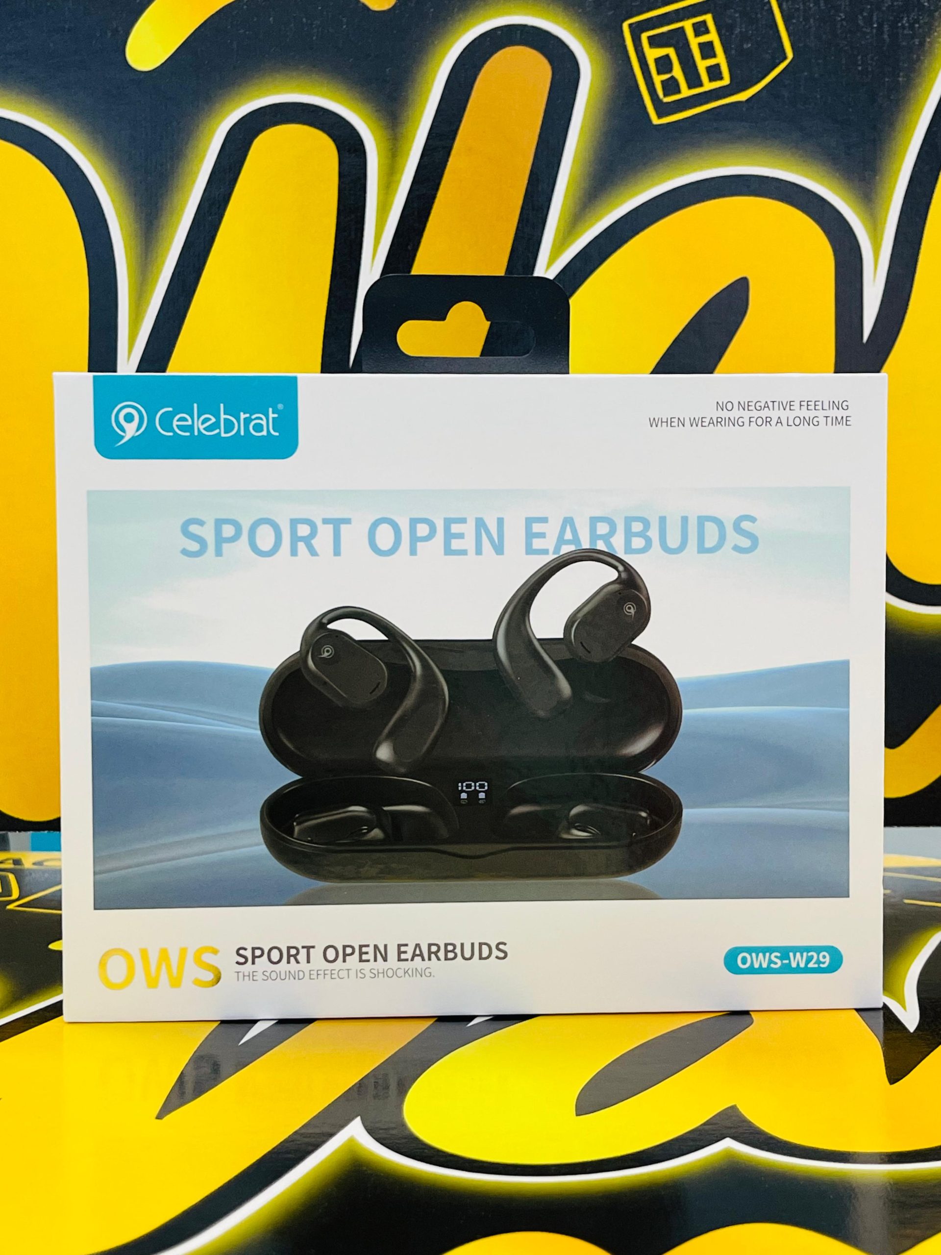 Auricular Sport Bluetooth Celebrat W29 5.3 Negro