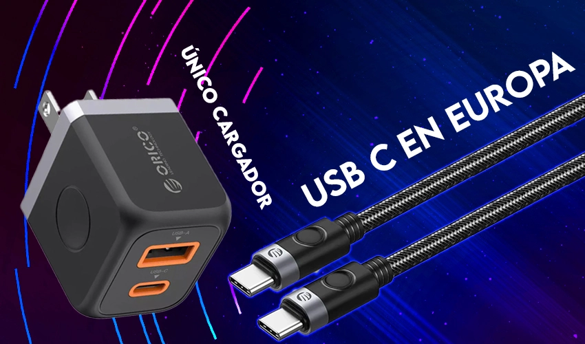 Único cargador USB C en Europa